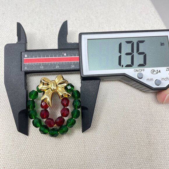 Lot of 5 Vintage‎ Brooches Christmas Art Deco Bow Angel Floral Brooch Pin - Picture 16 of 16